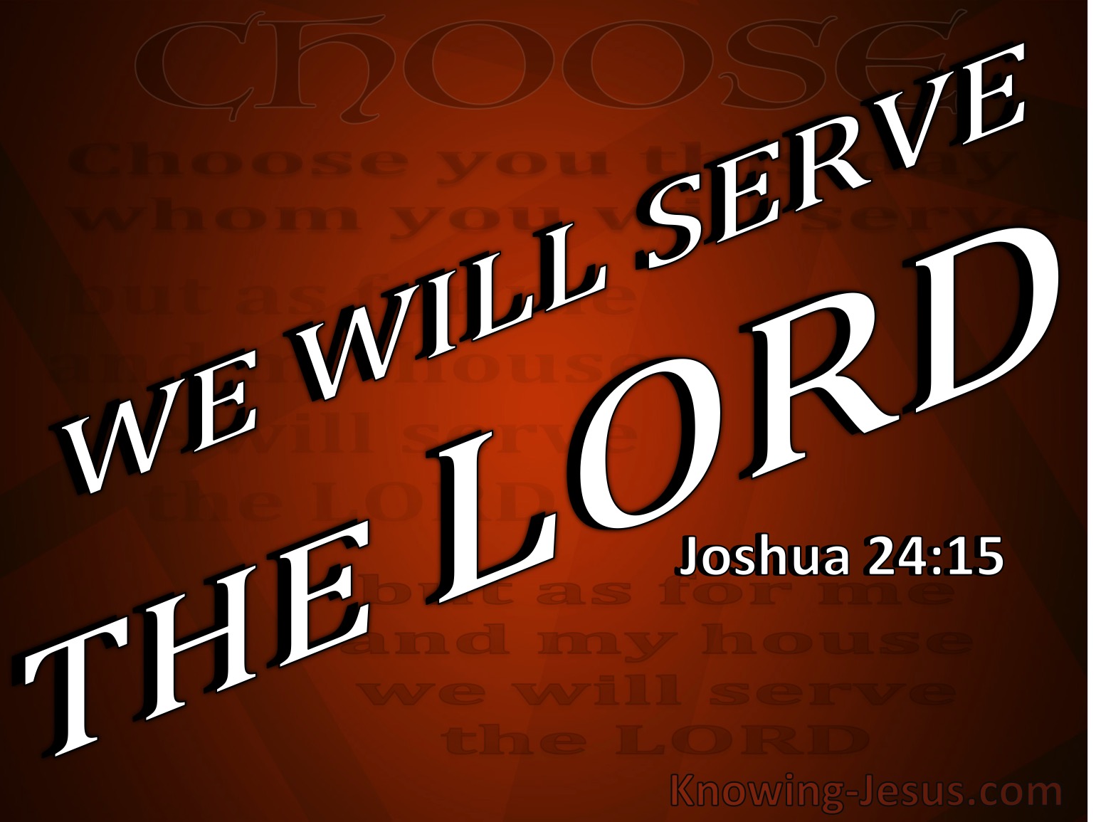 What Does Joshua 24 15 Mean 